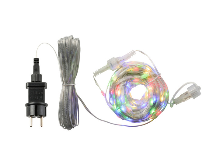 Lyskjede Flex 200 LED multi 19,9 meter